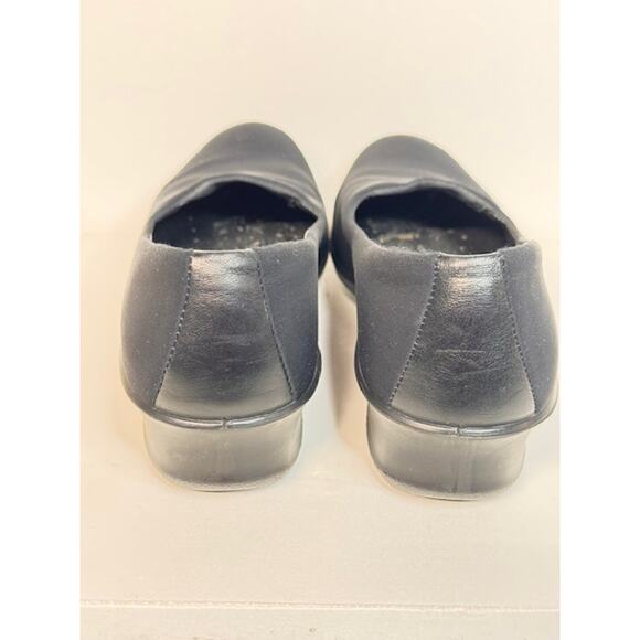 Ecco Felicia Stretch Loafers Shoes Womens Size 6-6.5 US 37 EU Black Comfort - Picture 4 of 9
